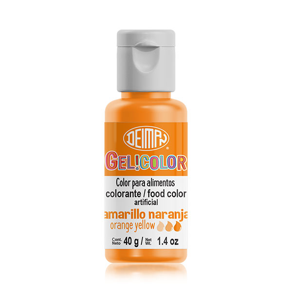 amarillo naranja gelicolor