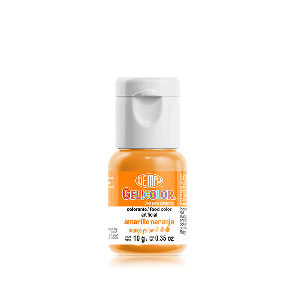 amarillo naranja gelicolor