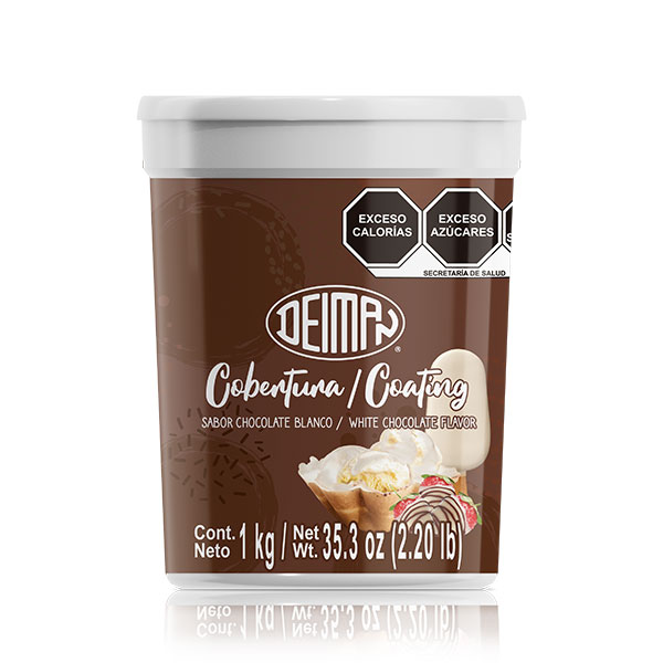 cobertura blanca sabor chocolate